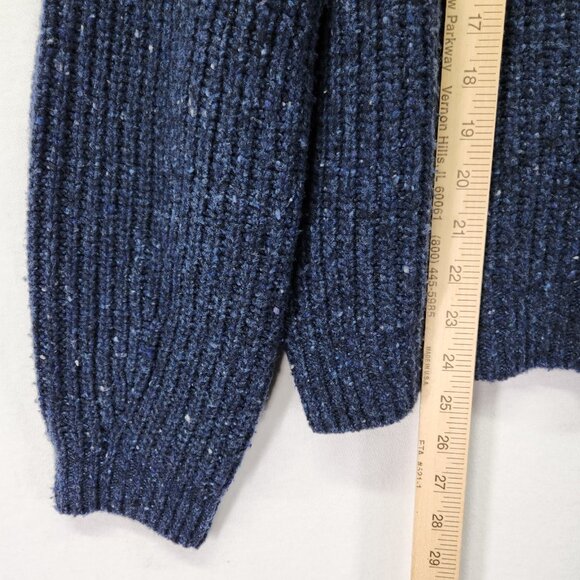 Vince Wool Alpaca Sweater Women's Medium Ribbed Chunky Speckled Knit - Picture 6 of 12